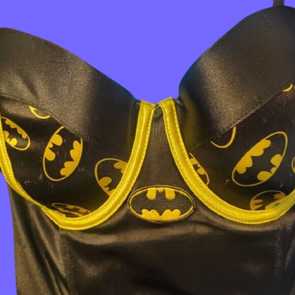 Batman Bra Bustier Style Top - Picture 2 of 6
